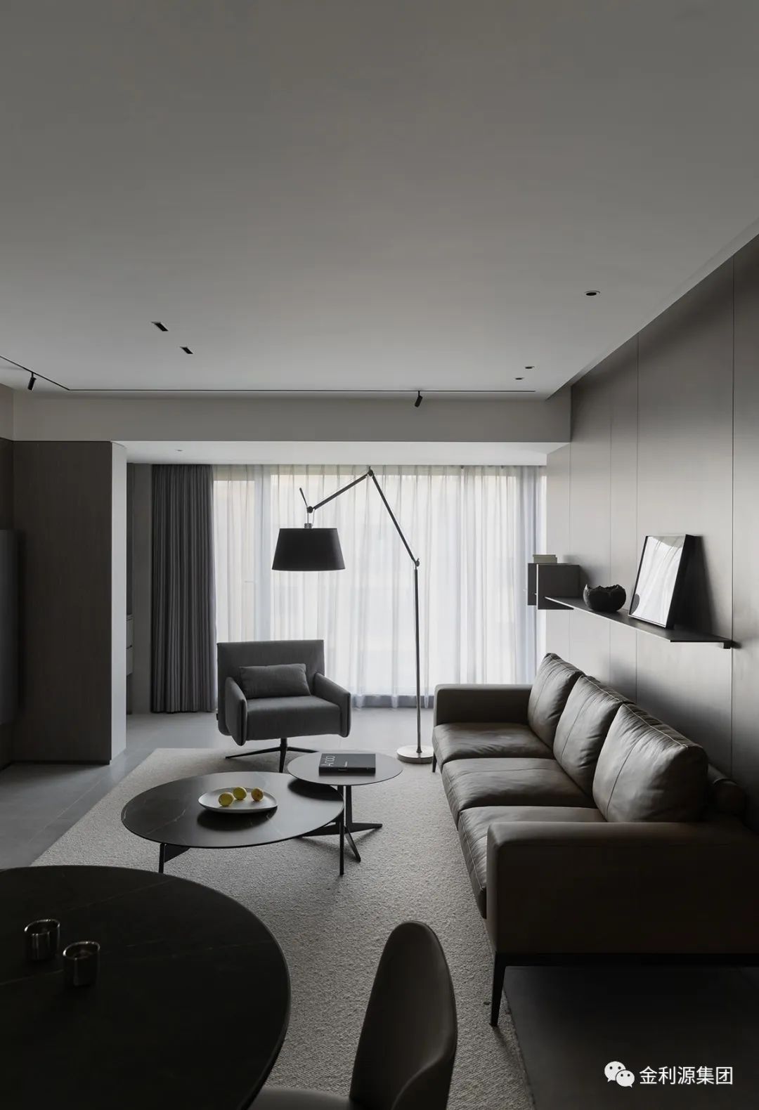金利源 | 以暗色調(diào)，營造靜謐雅居